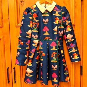 Elf Sack Mushroom Dress Size M